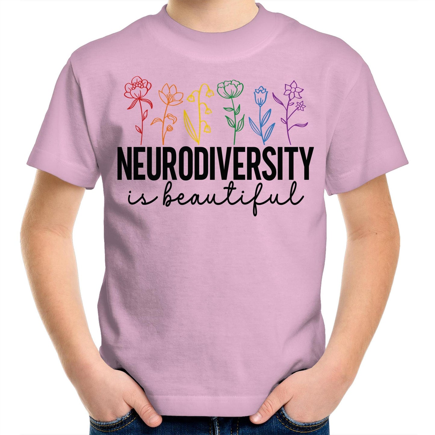 Neurodiversity Is Beautiful Kids Youth T-Shirt