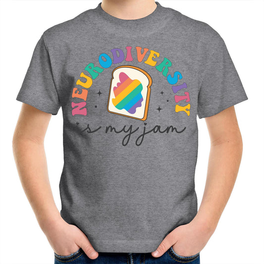 Neurodiversity Is My Jam Kids Youth T-Shirt